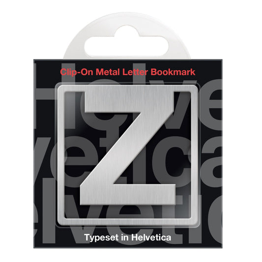 IF Helvetica Clip-On Letter Bookmark - Z