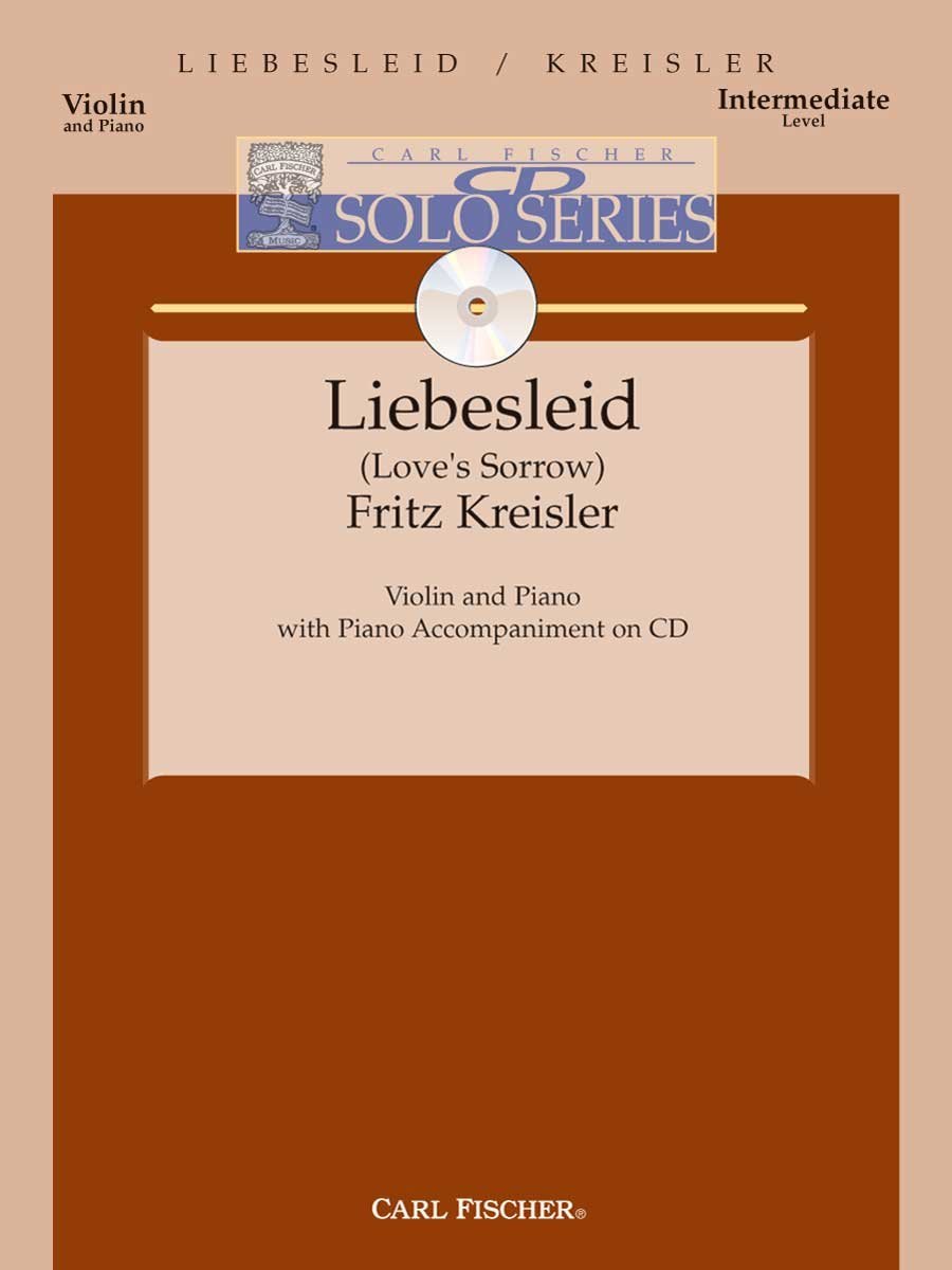 Liebesleid - Intermediate - Violin & Piano - BK/CD