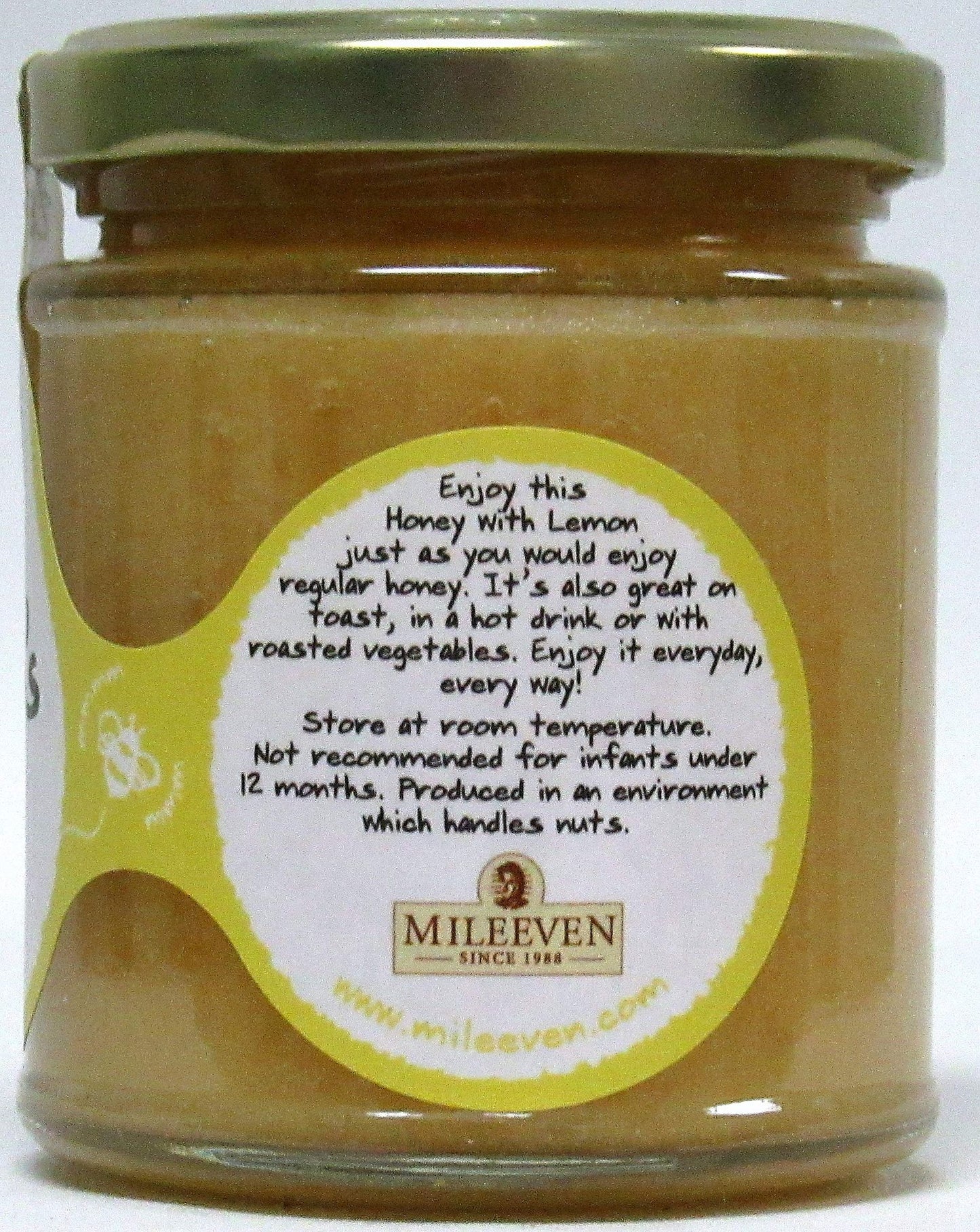 Mileeven Sarah's Zingy Honey with Lemon, 8.8 Ounce
