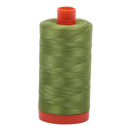 Aurifil A1050-2888 Solid 50wt 1422yds Fern Green Mako Cotton Thread