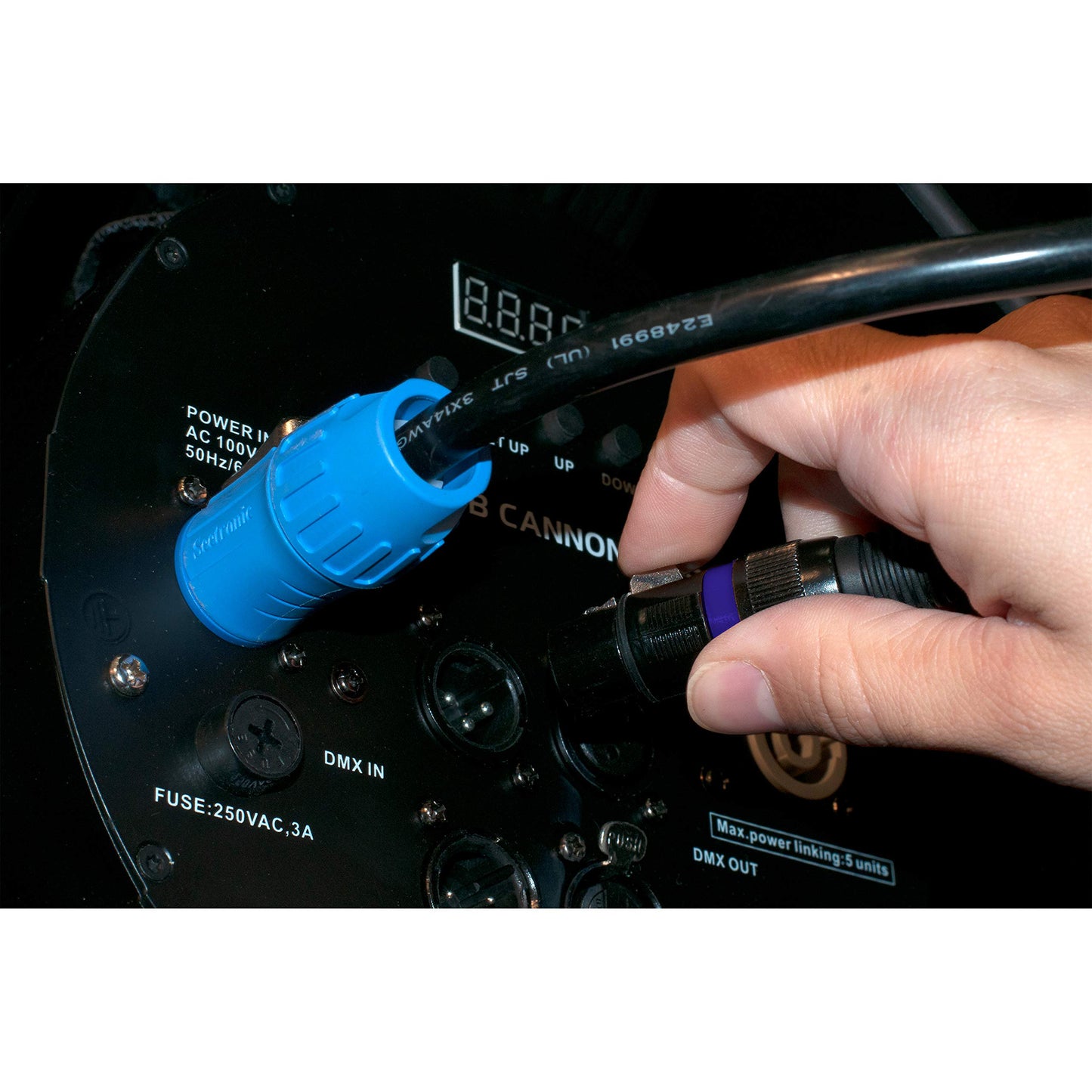 adj Products AC3PDMX100 is a 100 ft True DMX Cable for Lighting Equipment
