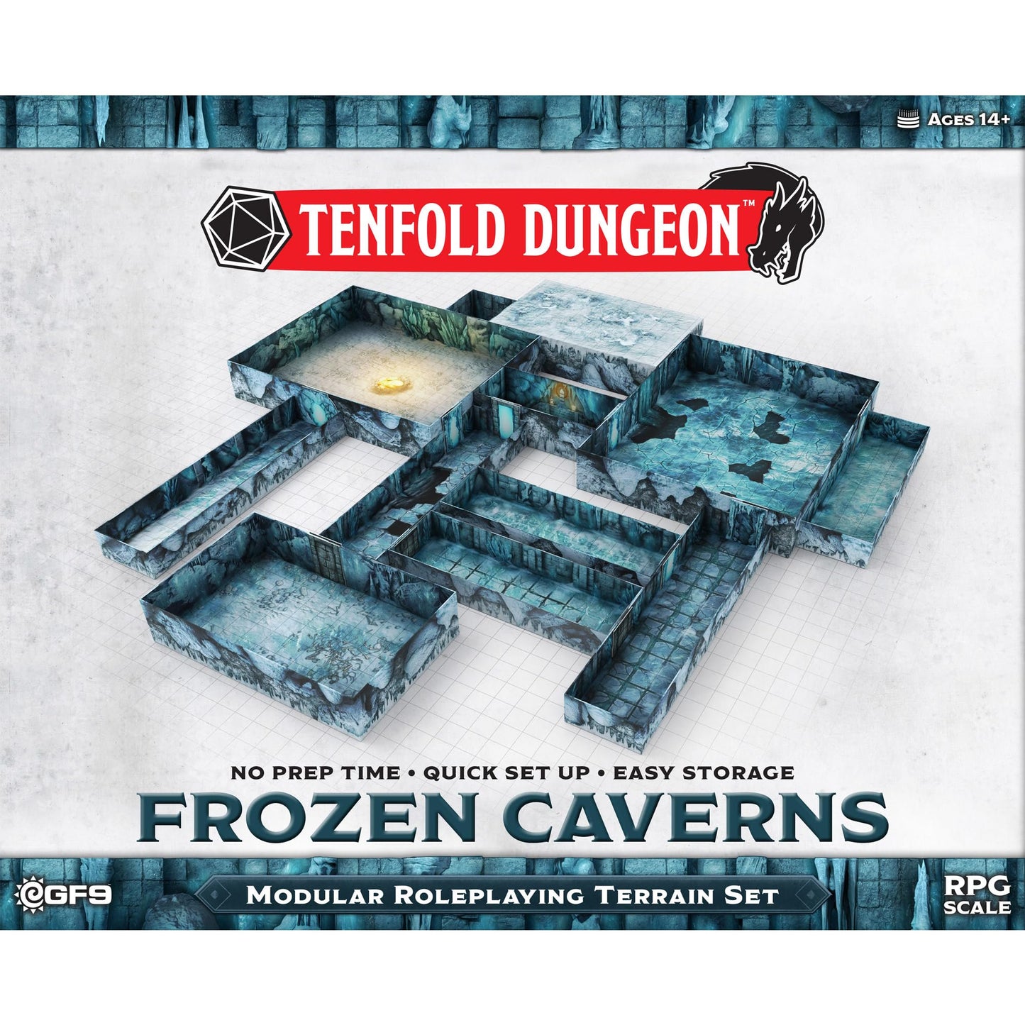 Gale Force Nine - Tenfold Dungeon - Frozen Caverns