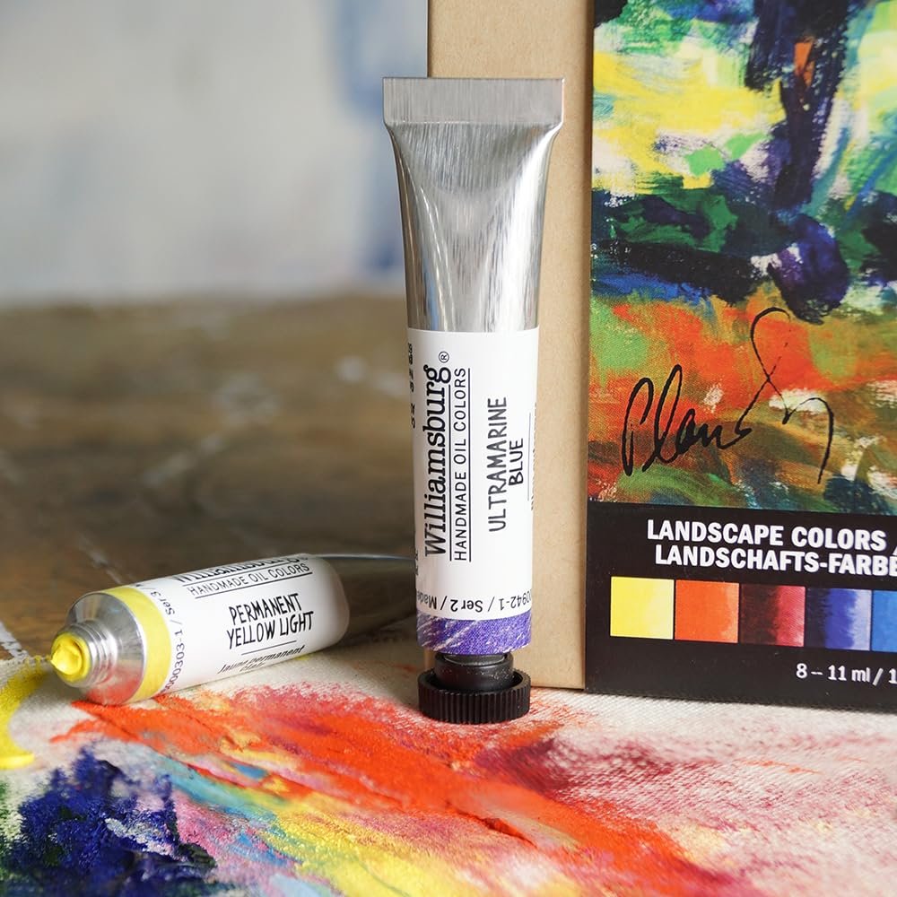 Williamsburg Artist Oil Colors by GOLDEN, Black, Gray and White, Professional Oil Paint