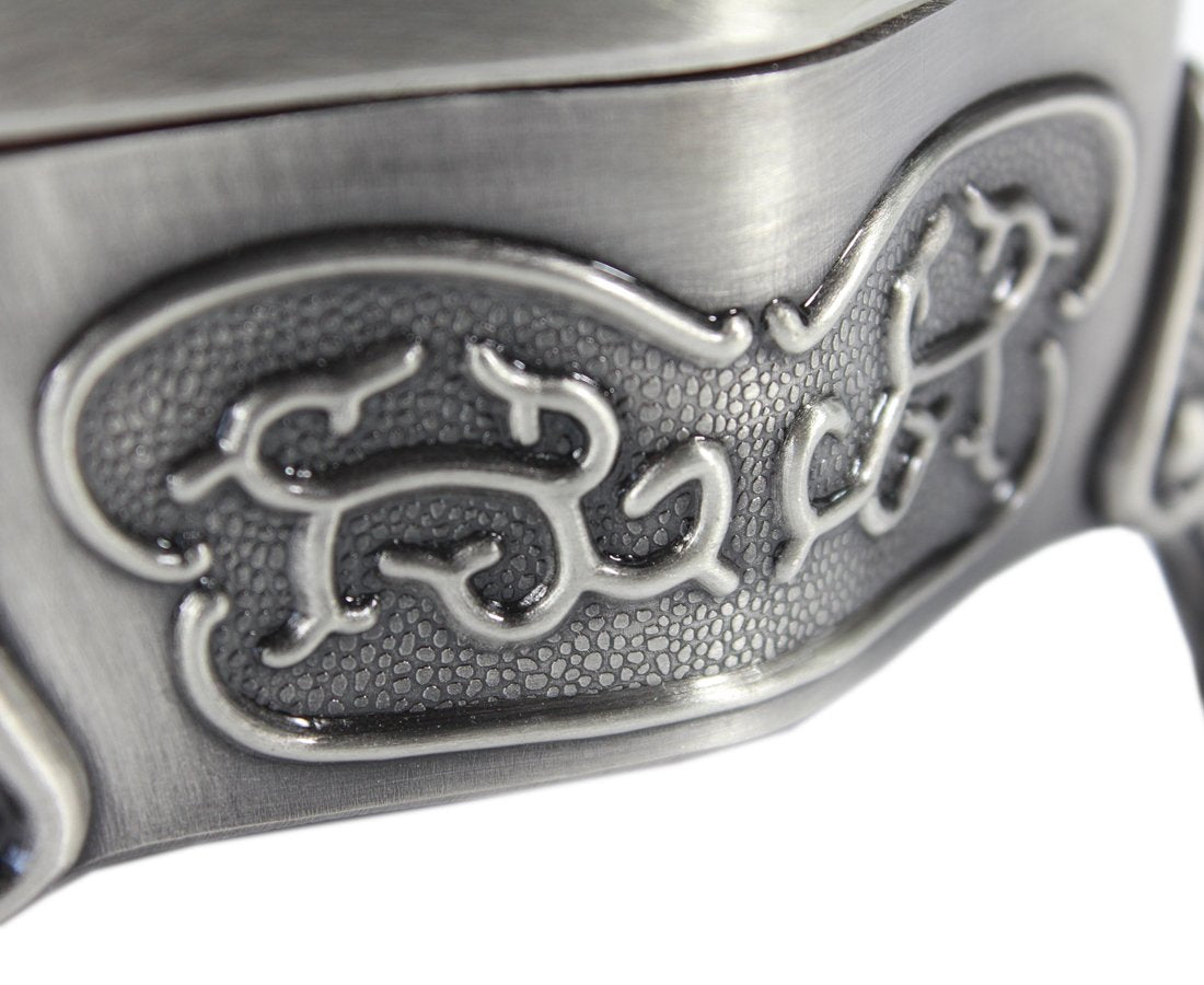 Mullingar Pewter Jewelry Box with Irish Claddagh Design