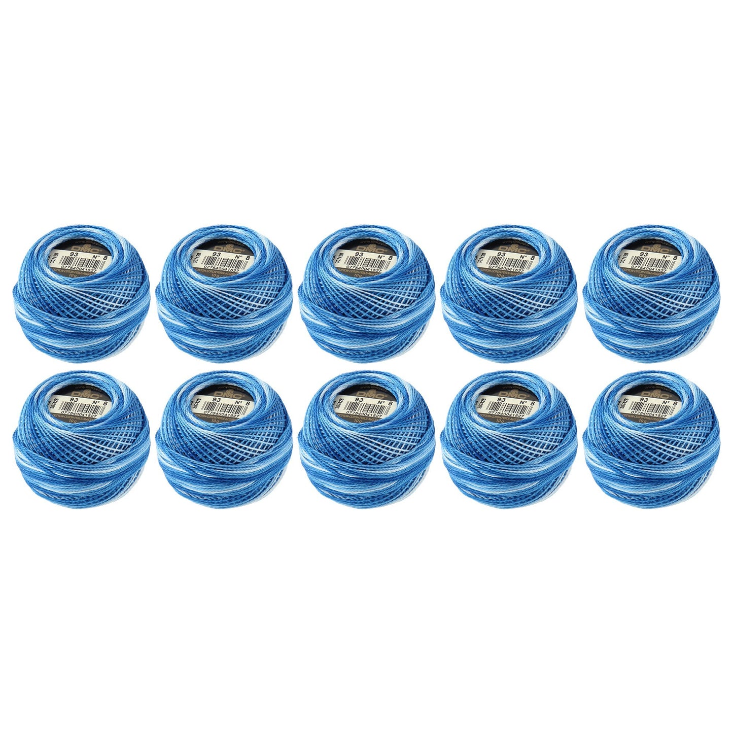 DMC Cotton Pearl Embroidery Thread, 10 Balls