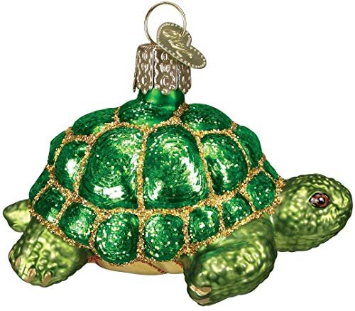 Old World Christmas Ornaments: Turtles Glass Blown Ornaments for Christmas Tree