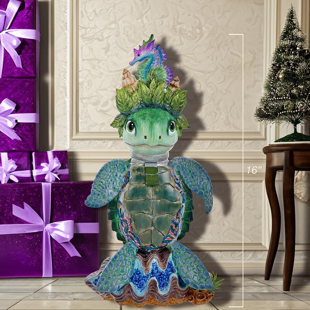 Kurt Adler 16-inch Hollywood Nutcrackers™ Sea Turtle Nutcracker