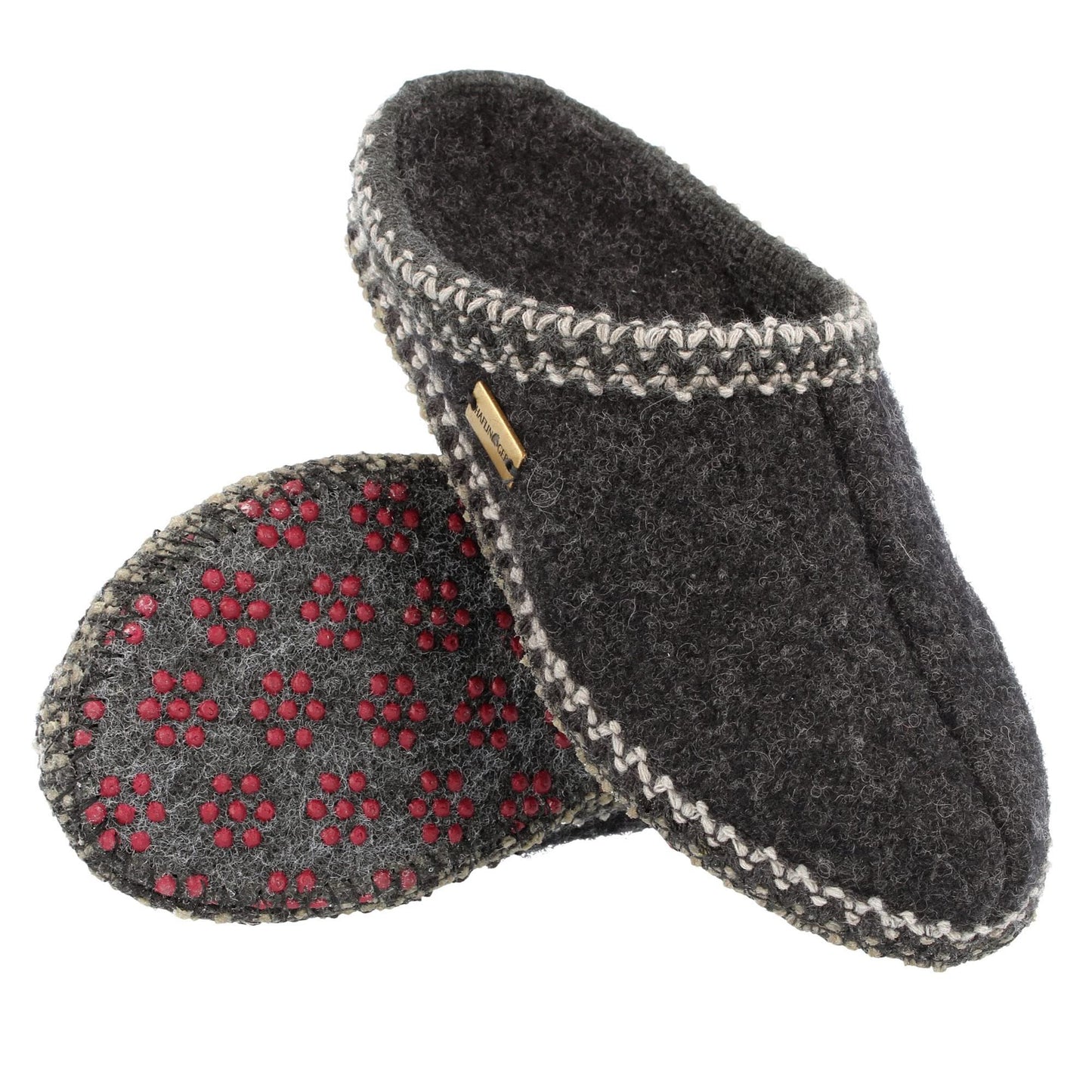 HAFLINGER Unisex AS Slippers Wool Feltsole