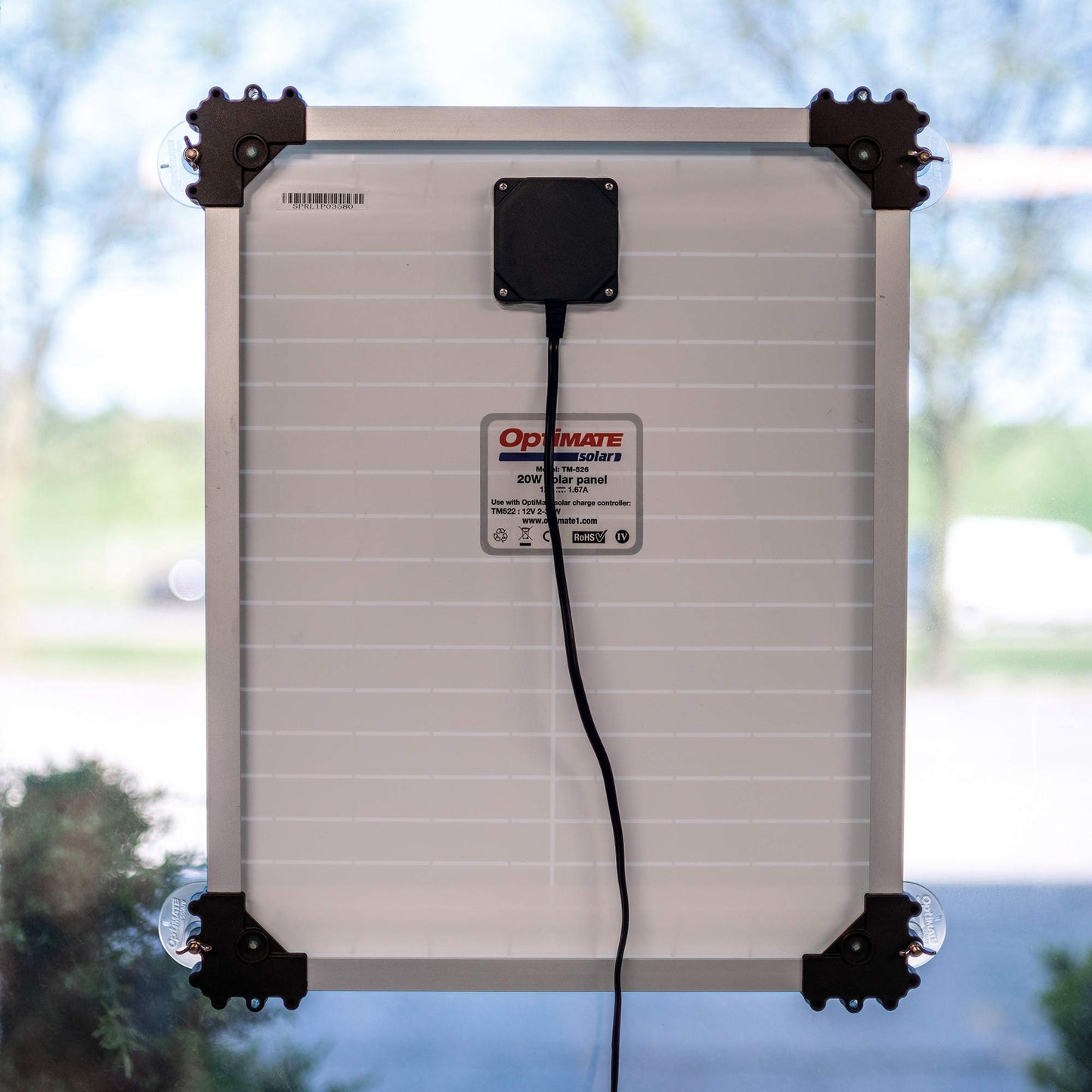 Optimate Solar Duo 40W, TM522-D4, 6-Step 12V / 12.8V 3.3A Weatherproof Solar Battery Saving Charger & maintainer