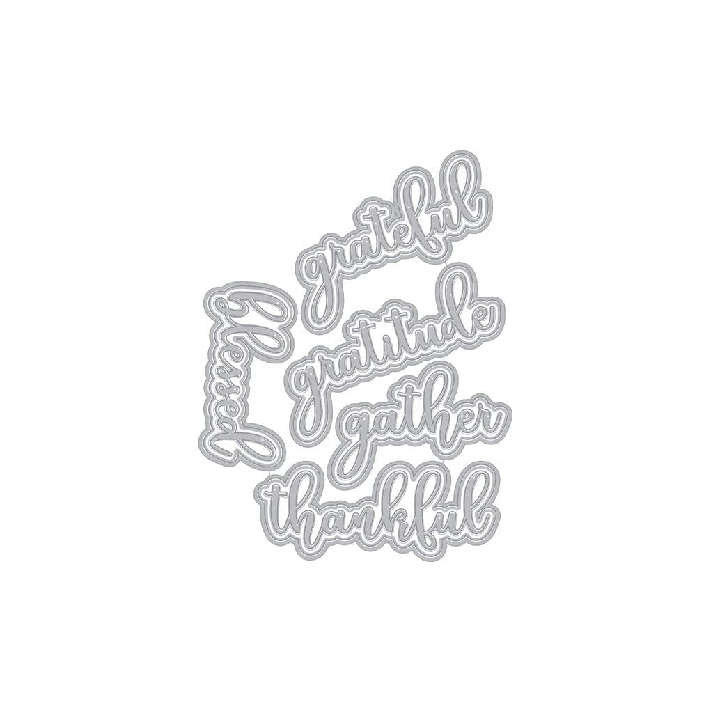 Hero Arts DF089 Fancy Die, Grateful Words