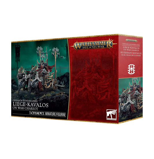 Games Workshop Warhammer Age of Sigmar: Ossiarch Bonereapers - Liege-Kavalos on War Chariot