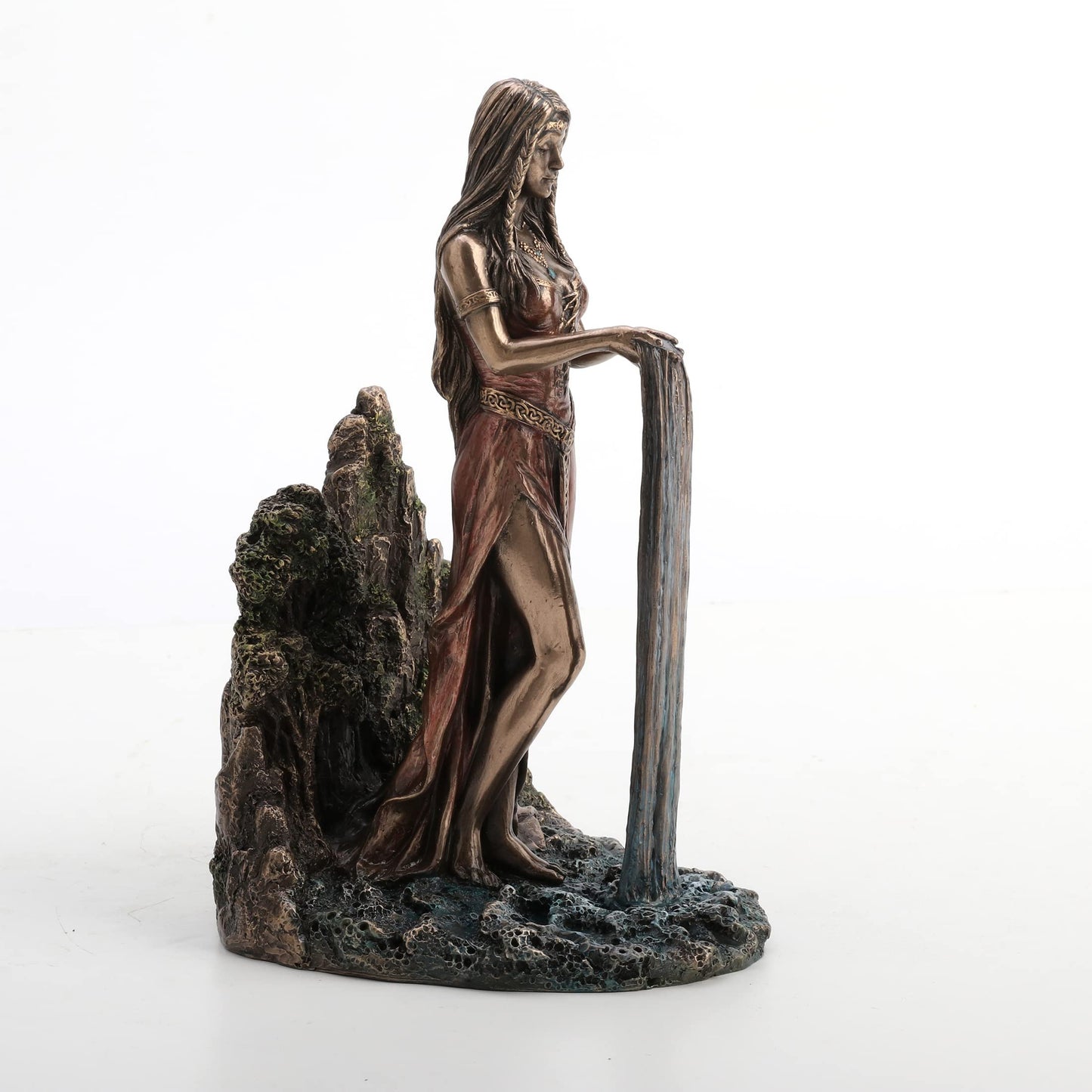 Veronese Design 9 Inch Celtic Matriarch Goddess Danu Resin Sculpture Bronze Finish