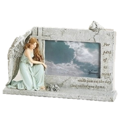 Roman Giftware Inc., Memorial Collection, 7" H Memorial Frame; 4X6,Religious, Inspirational, Durable (3x10x6)