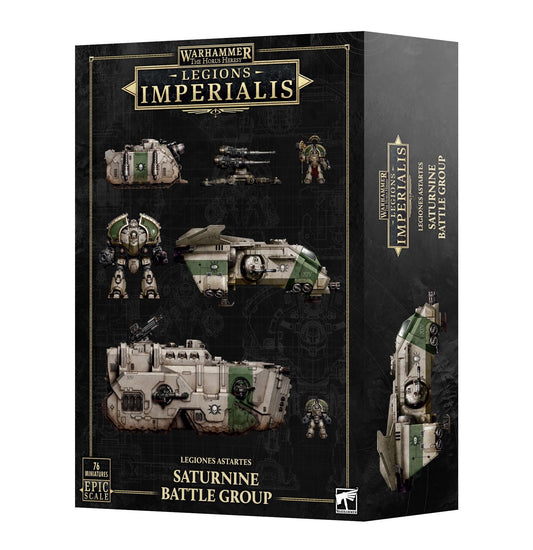 Legions Imperialis Legiones Astartes Saturnine Battle Group – 44 Miniature Army Box with Terminators, Dreadnoughts, Tanks & Aircraft – Games Workshop