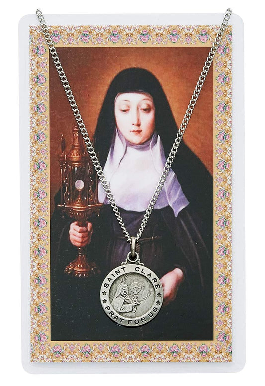 St. Clare Prayer Card Set (PSD600CL)
