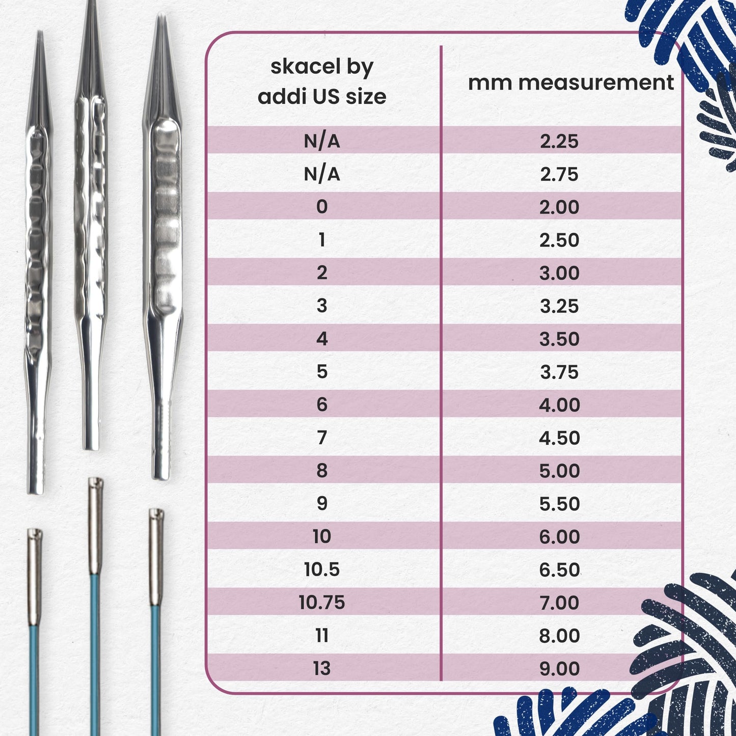 skacel by addi addiClick Interchangeable Knitting Needle Set
