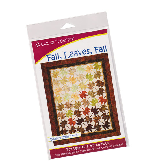 Cozy Quilt Designs 'Fat Quarters Anonymous' Quilt Pattern - Fall, Leaves, Fall (Includes Instructions for Five Project Sizes)