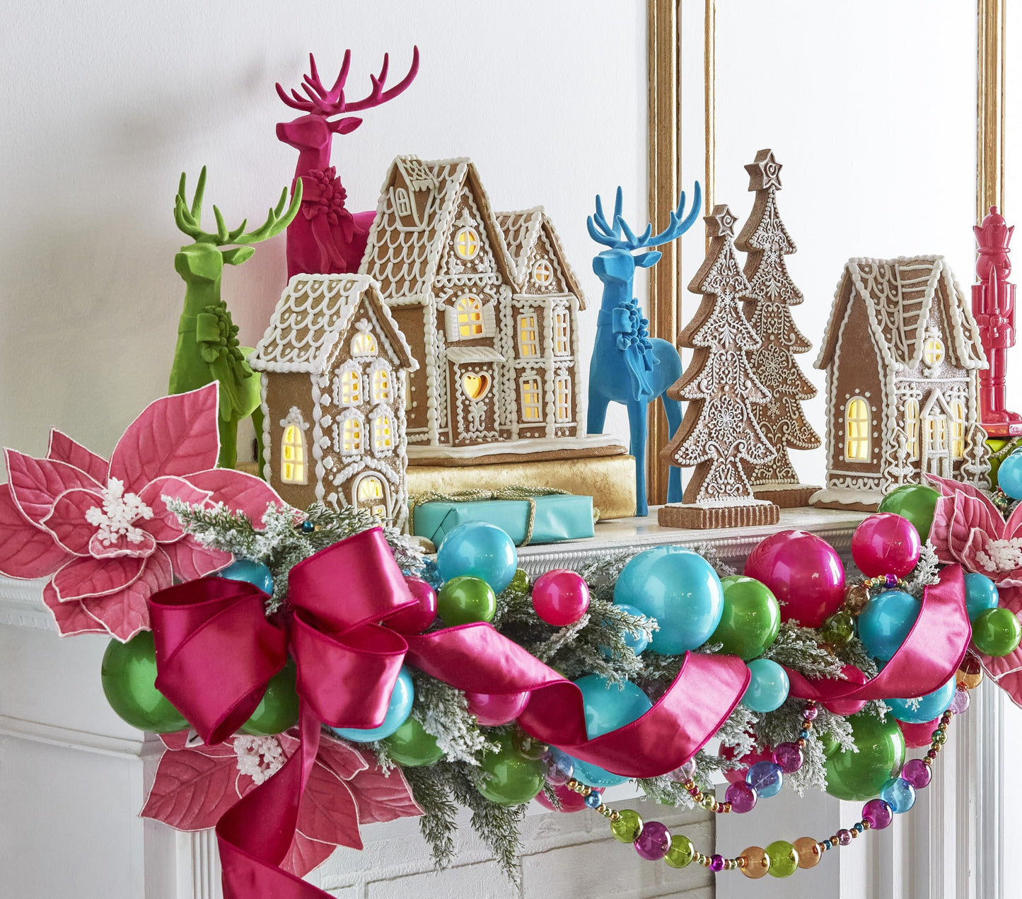 Raz Imports Christmas Lighted Gingerbread House Figurine, 10.5-inch Height, Holiday Decoration, 4416142