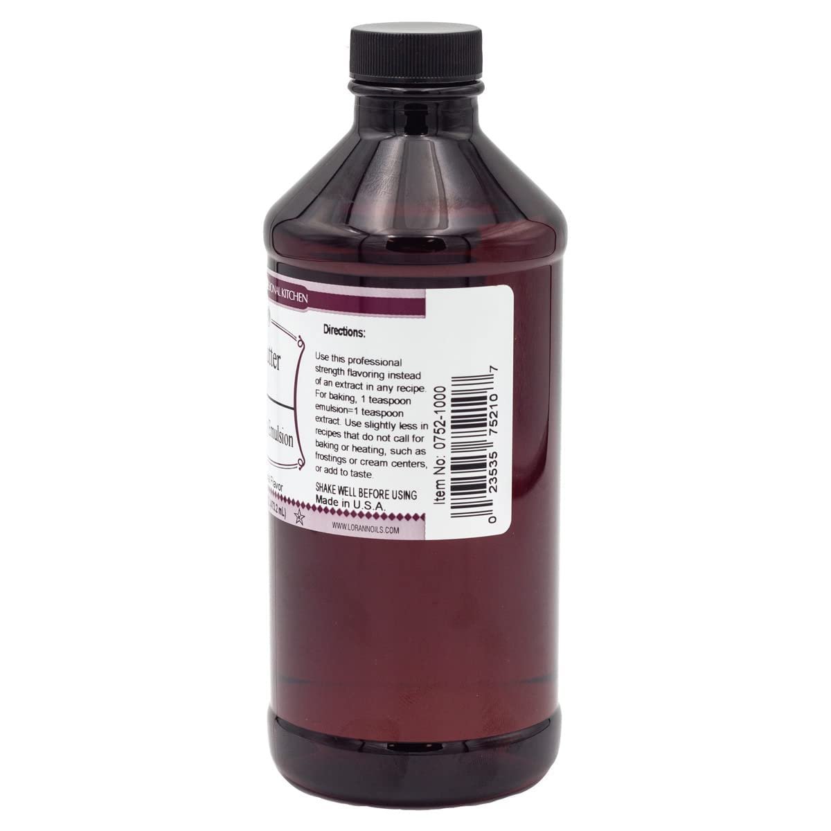 Lorann Oils Butter Bakery Emulsion: True Butter Flavor, Ideal for Enhancing Rich Dairy Notes in Baked Goods, Gluten-Free, Keto-Friendly, Butter Flavoring Essential for Your Kitchen