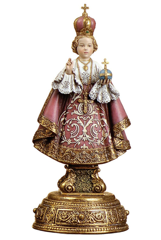 Joseph's Studio by Roman, 9.5" H Infant of Prague Figure, Heavenly Protectors, Religious Home Decor, Devout Gift,