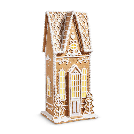 Raz Imports 2024 Gingerbread Lane 23" Lighted Gingerbread House