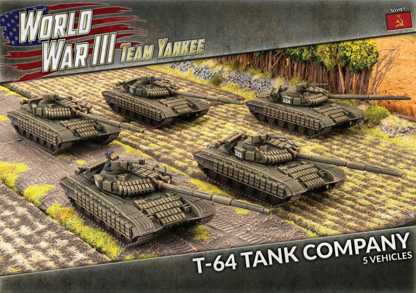 Team Yankee World War III Soviet T-64 Tank Company