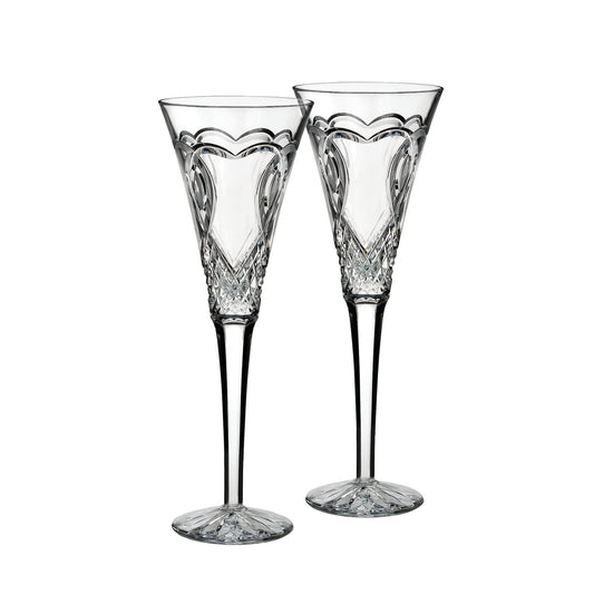 Waterford Wedding Toasting Flute Pair