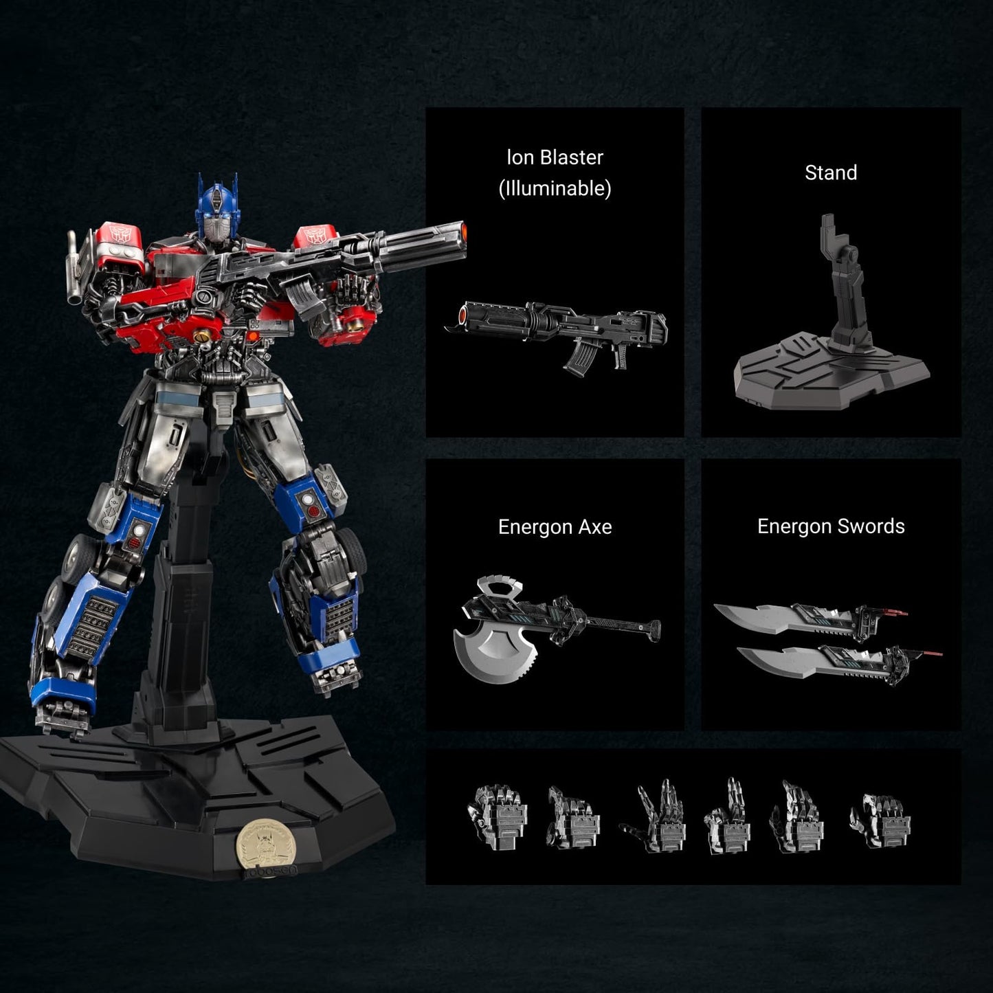 Robosen Transformers Rise of The Beasts Optimus Prime Robot (Limited Edition) - App Control, Programmable Robot, Voice Interaction, Transformers Toys, Collectible Toy, 16.6-Inch