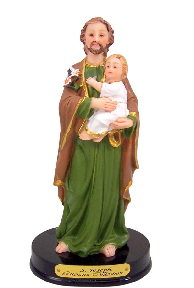 Home Seller Kit with Resin Saint Joseph Statue and Prayer Card, 5 1/4 Inch