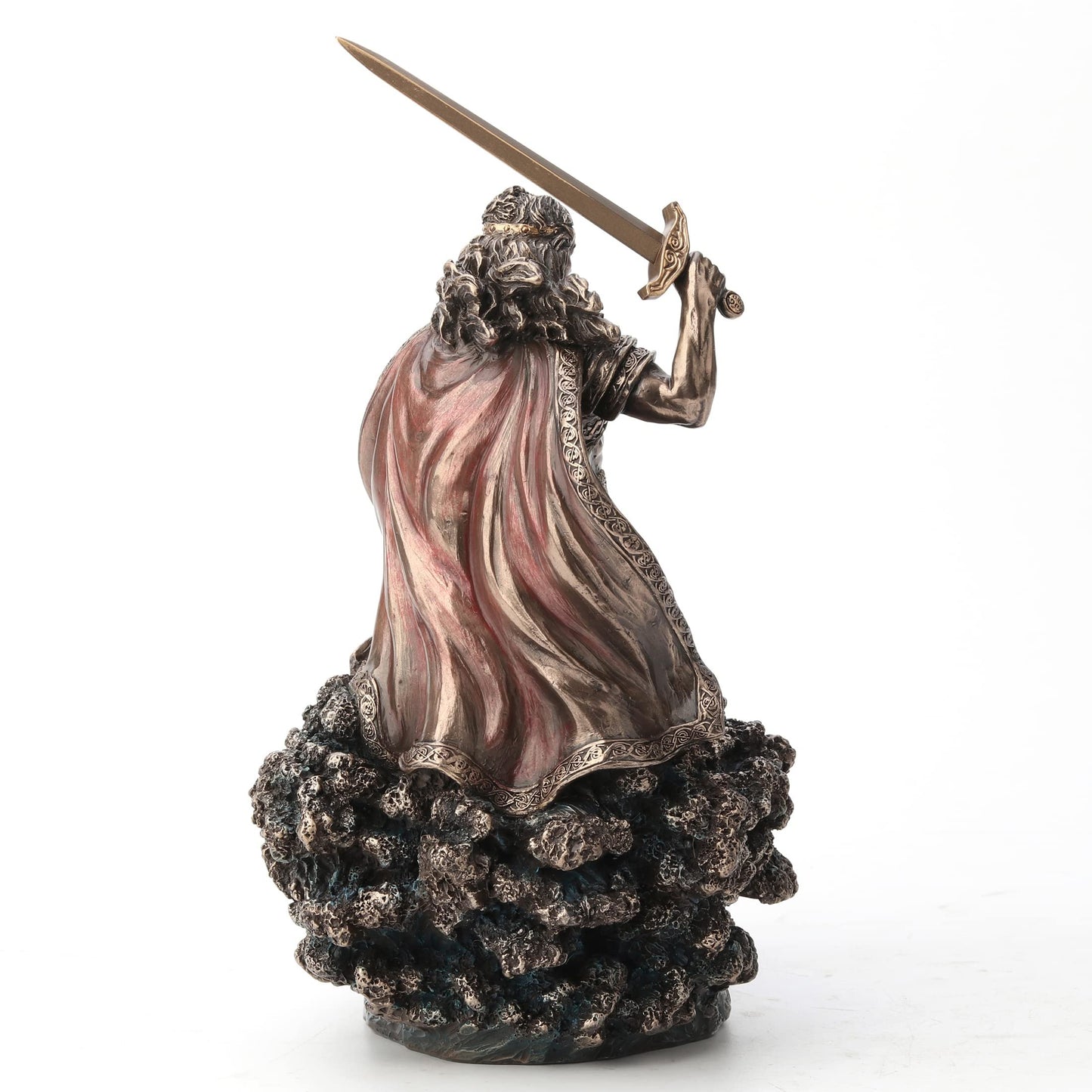 Veronese Design 9 1/2 Inch Manannan Mac Lir Irish God of The Sea Cold Cast Resin Statue Bronze Finish