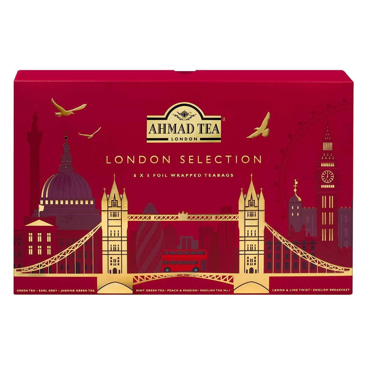 Ahmad Tea London Selection - 40-Count Assorted Tea Bags