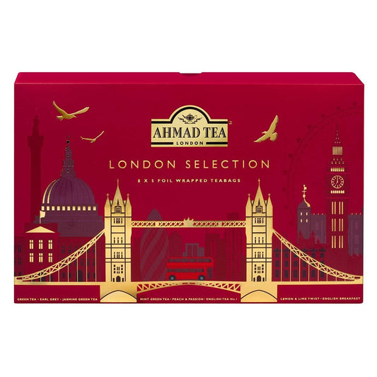 Ahmad Tea London Selection - 40-Count Assorted Tea Bags