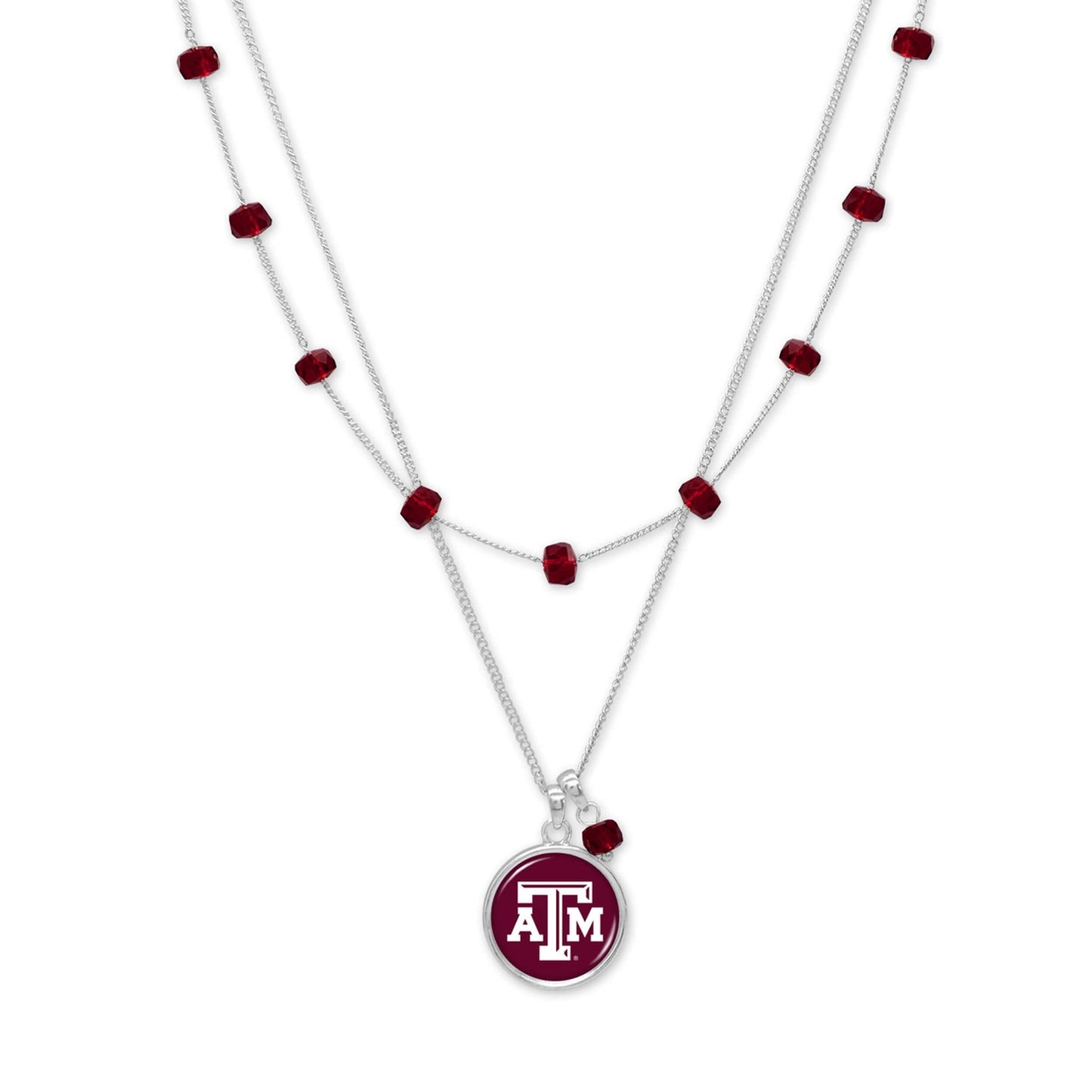 From the Heart Texas A&M Aggies Ivy Necklace Silver Chain Jewelry Gift TAMU