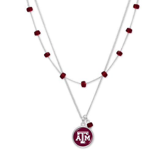 From the Heart Texas A&M Aggies Ivy Necklace Silver Chain Jewelry Gift TAMU