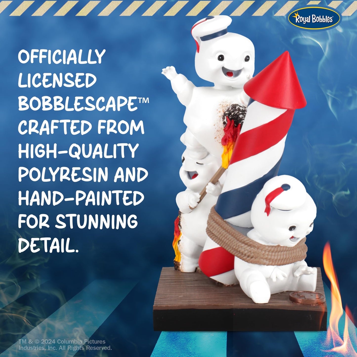 Royal Bobbles Ghostbusters: Afterlife Mini-Pufts Rocket Bobblescape – 6 Inches Tall – Collectible Bobblehead Statue