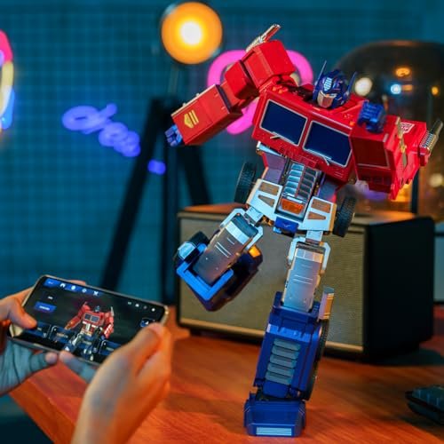 Robosen Optimus Prime Elite - Auto-Converting Programmable Transformer Robot Toy, for Transformers Fans and Enthusiasts, 16 Inc