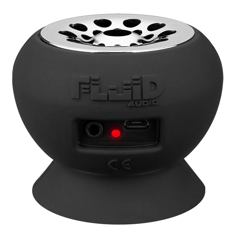 Fluid Audio Strum Buddy Heavy Metal Edition Stick-On Guitar Amplifier with Overdrive, Reverb & Phaser DSP Effects - Black