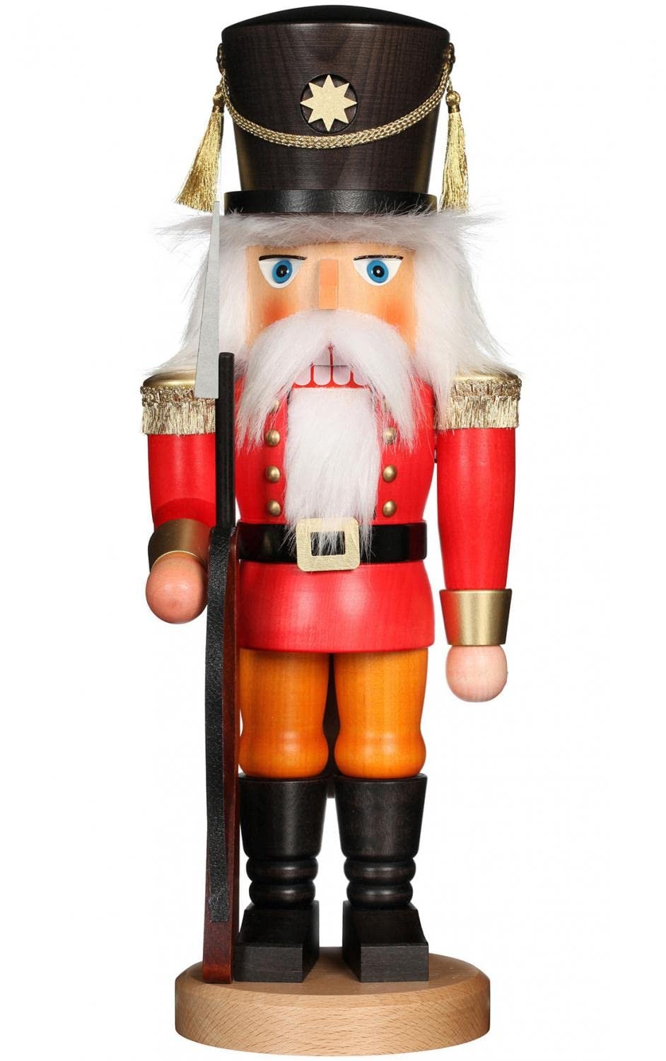 German Christmas Nutcracker soldier red - 42,5cm / 16.7inch - Christian Ulbricht