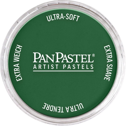 PanPastel Artist Pastels by GOLDEN, Permanent Green Extra Dark, 2.44” / 62mm Pan Diameter, Professional Artist Pastels, Unique Pan Format (cake-like)