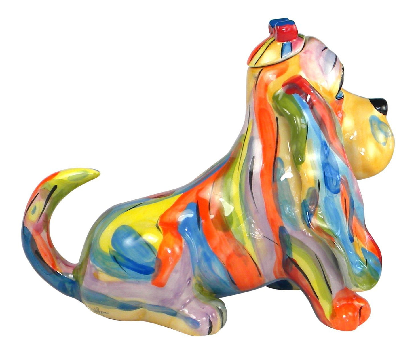 Blue Sky Clayworks Cocker Spaniel Ceramic Teapot