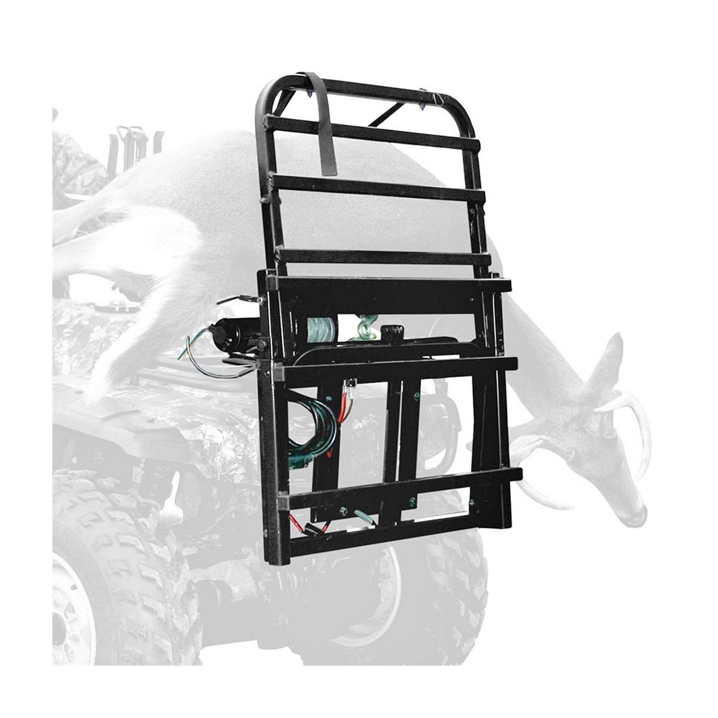 Great Day Custom Cart Front Power Loader 350 lbs Capacity - Aluminium Finish, PL250, Black