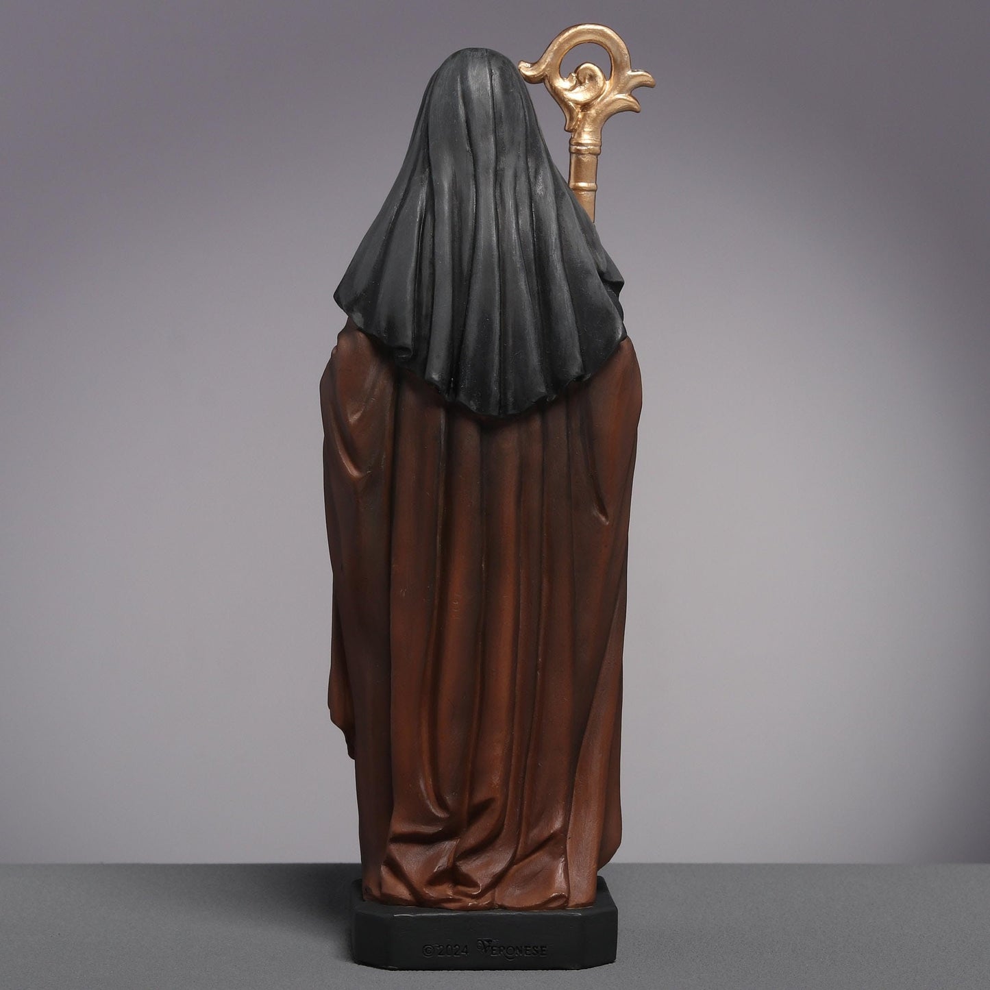 Veronese Design 6 1/2 Inch Saint Brigid of Kildare Polyresin Hand Painted Religious Collectible Figurine Statue