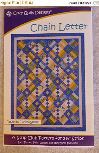 Pattern~Chain Letter~For 2 1/2" Strips, by Cozy Quilt Designs