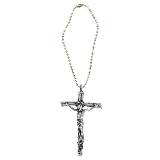 Cathedral Art Crucifix Car Charm, Multi, 0.20" x 2.00"