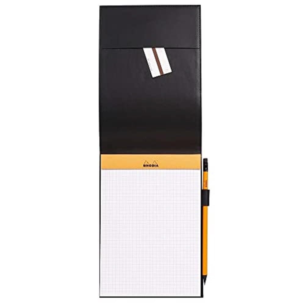 Rhodia Epure Notepad Cover and Notepad, 5/5 Ruling