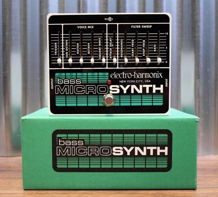 Electro-Harmonix Bass Micro Synthesizer Analog Microsynth Pedal