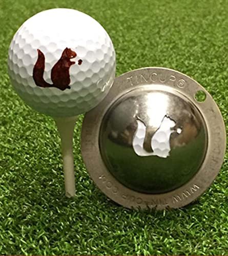 Tin Cup Golf Ball Custom Marker Alignment Tool (Go Nuts)