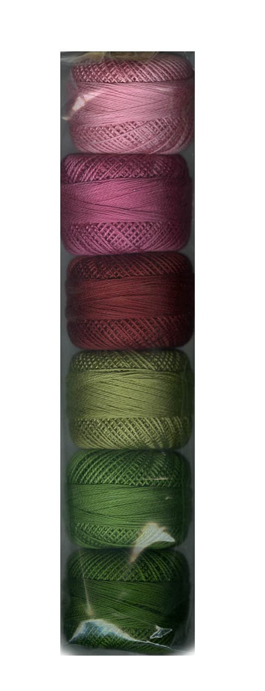 Presencia Pearl Cotton Size 12 Thread Sampler Pack Yule