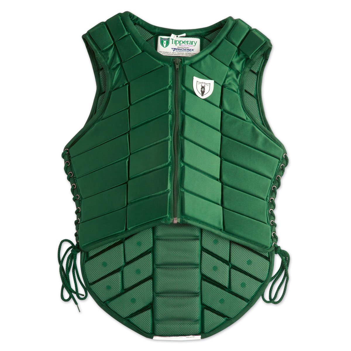 Tipperary Eventer Vest Adult Tall Small Hunter Gre