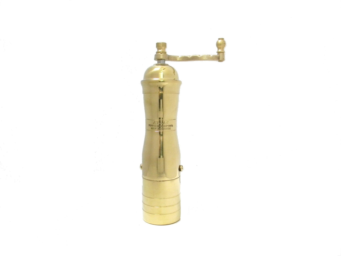 Pepper Mill Imports Athena Pepper Mill with Cup, Brass, 8"